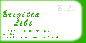 brigitta libi business card